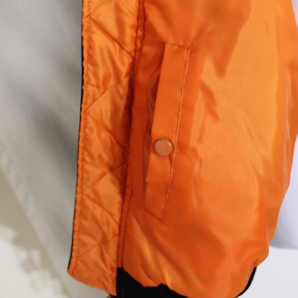 Rothco Reversible Intermediate Flyers Flight Bomber Jacket Mens 2XL Black USAF - Picture 8 of 13